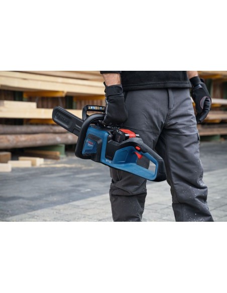 BOSCH 06008D3000 Sierra de cadena GKE 18V-40 (NO INCLUYE BATERÍA NI CARGADOR)