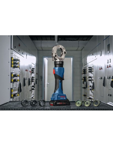 BOSCH 06019P0100 Crimpadora / prensadora a batería GPH 18V-60 Professional (NO INCLUYE BATERÍA NI CARGADOR)