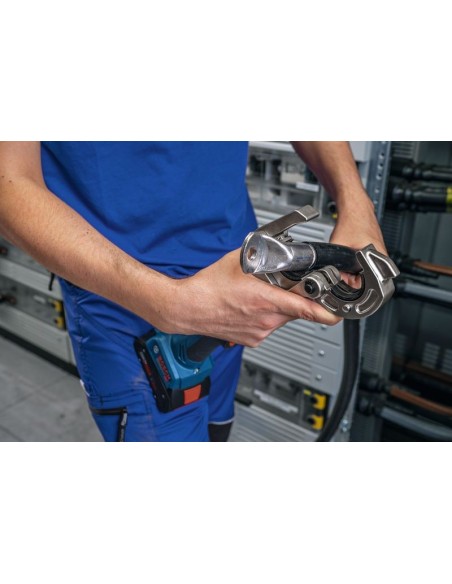 BOSCH 06019P0100 Crimpadora / prensadora a batería GPH 18V-60 Professional (NO INCLUYE BATERÍA NI CARGADOR)