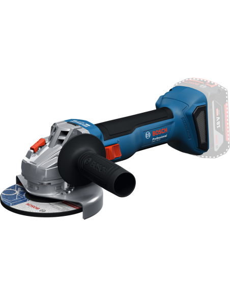 BOSCH 06019N9000 Miniamoladora a batería GWS 18V-8 Professional (NO INCUYE BATERÍA NI CARGADOR)