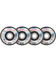 BOSCH 2608626159 Set de discos de láminas de fibra de 115...