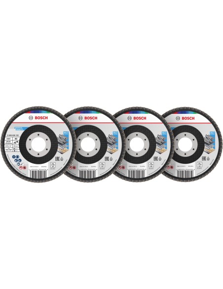 BOSCH 2608626159 Set de discos de láminas de fibra de 115 mm (60 uds.)
