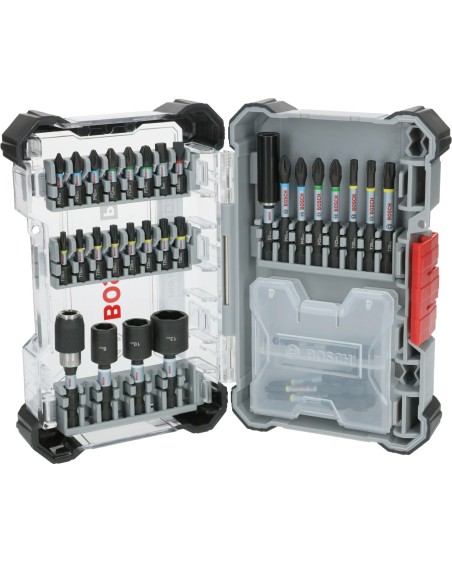 BOSCH 2608521U76 Set de puntas de atornillar y llaves de vaso PRO Impact (33 uds.)