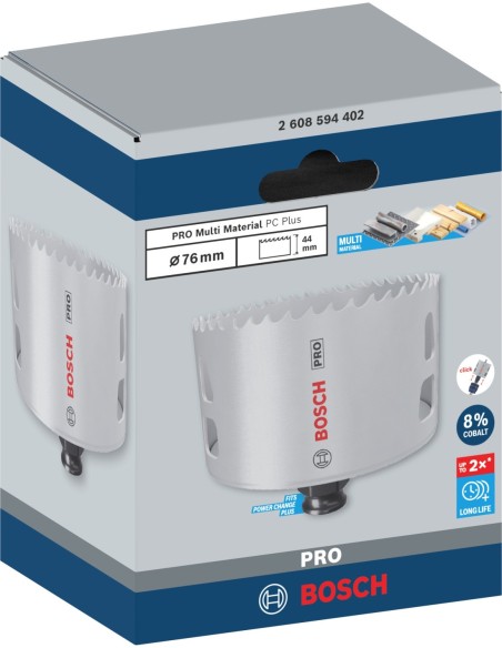 BOSCH 2608521U76 Set de puntas de atornillar y llaves de vaso PRO Impact (33 uds.)