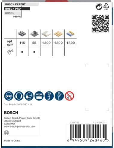 BOSCH 2608521U76 Set de puntas de atornillar y...