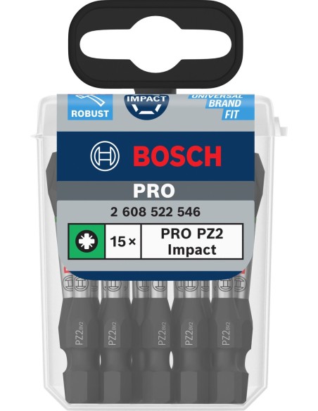 BOSCH 2608003039 Set de llaves de vaso PRO Impact Socket ½" (9 uds.)