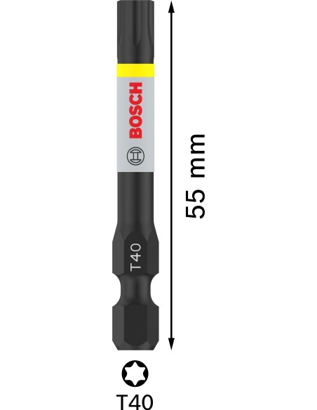 BOSCH 2608003032 Set de llaves de vaso Set de llaves PRO Impact ½" con adaptador (7 uds.)