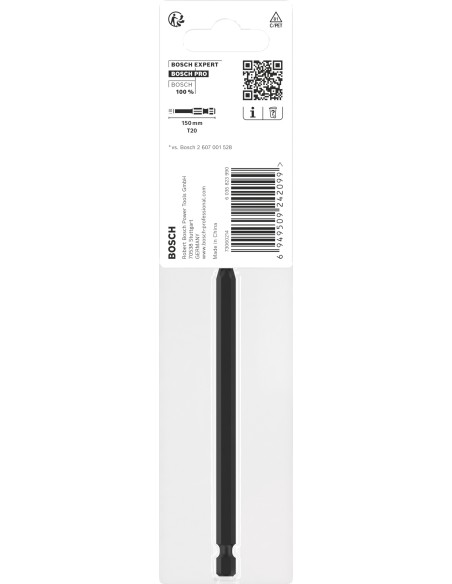 BOSCH 2608003035 Set de llaves de vaso PRO Impact Socket ¼" largo (9 uds.)