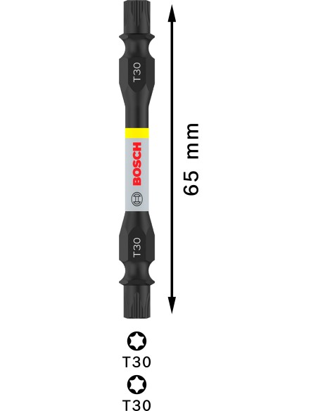 BOSCH 2608003037 Set de llaves de vaso PRO Impact Socket ⅜" largo (9 uds.)