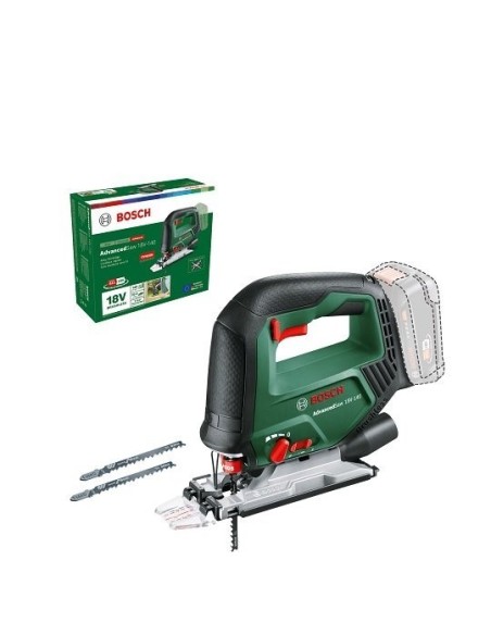 BOSCH 0603013000 Sierra de calar a batería AdvancedSaw 18V-140 (NO INCLUYE BATERÍA NI CARGADOR)