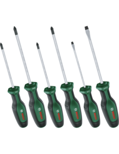 BOSCH 1600A02BX7 Juego mixto de destornilladores de 6 piezas