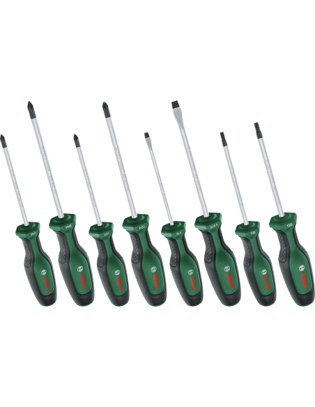 BOSCH 1600A02BX8 Juego mixto de destornilladores de 8 piezas