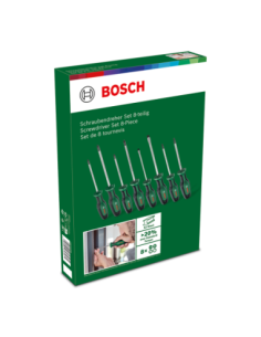 BOSCH 1600A02BX8 Juego mixto de destornilladores de 8 piezas 2