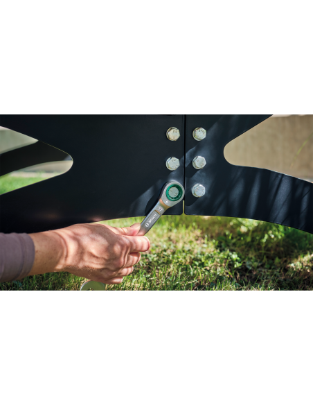 BOSCH 1600A027PS Set de llaves de carraca combinadas de 8 piezas