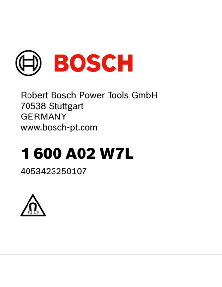 BOSCH 1600A02W7L Set de 6 destornilladores y magnetizador
