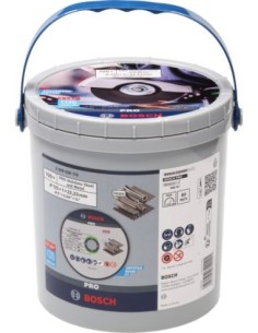 BOSCH 2608626113 Cubo de 100 unidades de discos de corte...