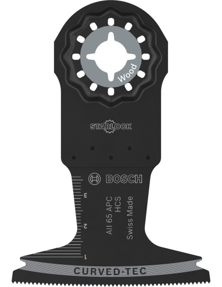 BOSCH 2608669254 Cuchilla para cortar Wood AII 65 APC, Starlock (65 x 40mm)