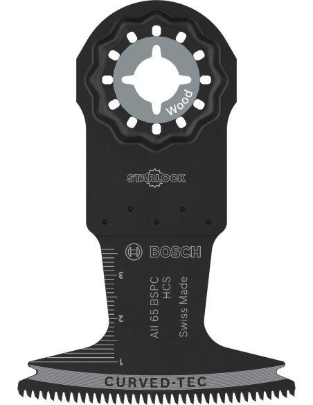 BOSCH 2608669258 Cuchilla para cortar Wood AII 65 BSPC, Starlock (65 x 40mm)