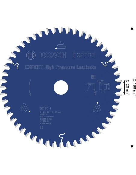 BOSCH 2608669251 Cuchilla para cortar materiales múltiples AIZ 20 AB, Starlock (20 x 30mm)