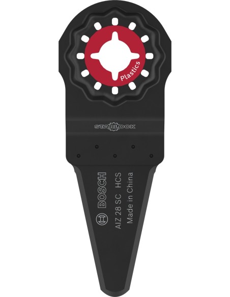 BOSCH 2608669272 Cuchilla para cortar plásticos AIZ 28 SC, Starlock (28 x 40mm)