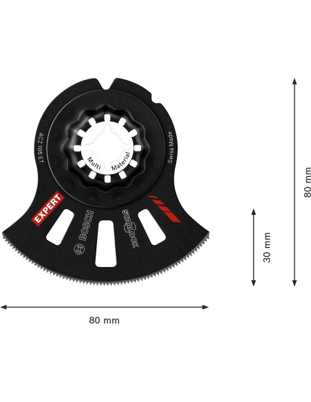 BOSCH 2608669268 Cuchilla para cortar materiales múltiples ATZ 52 SC, Starlock (52 x 26mm)