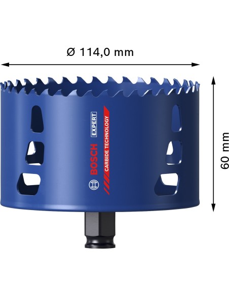 BOSCH 2608901901 Sierra de corona EXPERT Multi Material Power Change Plus (Ø105 x 60 mm)