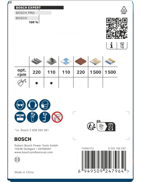 BOSCH 2608901896 Sierra de corona EXPERT Multi Material Power Change Plus (Ø73 x 60 mm)
