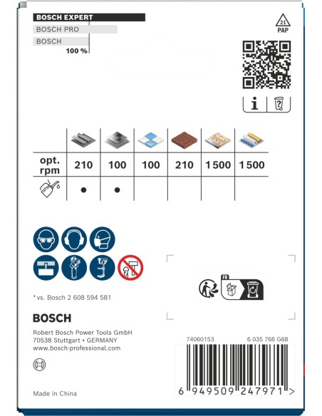 BOSCH 2608901898 Sierra de corona EXPERT Multi Material Power Change Plus (Ø80 x 60 mm)