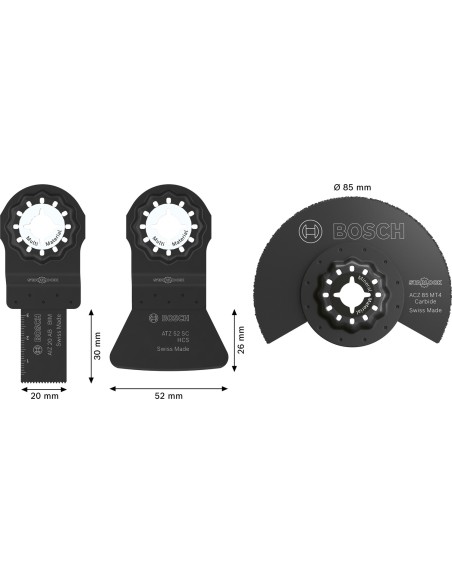 BOSCH 2608626114 Disco de corte PRO Stainless Steel and Metal (125 x 1,6 x 22,23mm) fresa recta (100 uds.)