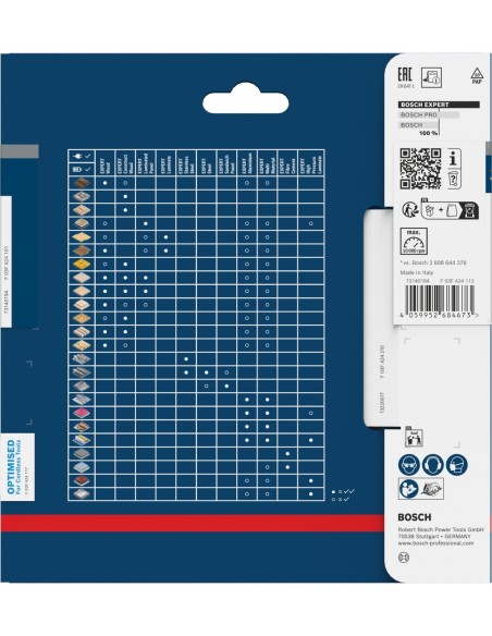 BOSCH 2608902043 EXPERT AIZ 20 AIT MetalMax Hoja de corte de inmersión (20 x 40 mm)