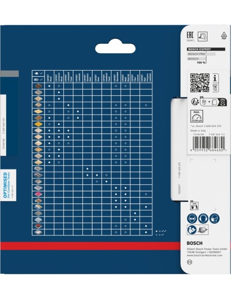 BOSCH 2608902046 EXPERT AIZ 32 AIT MetalMax Hoja de corte de inmersión (32 x 40 mm)