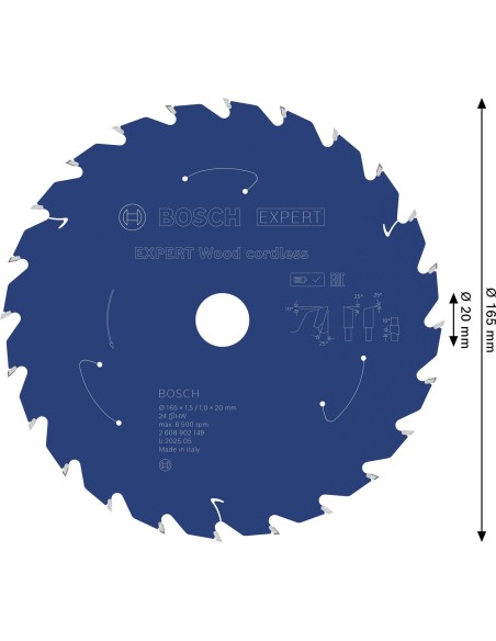 BOSCH 2608902057 Hoja segmentada para lechada EXPERT ACZ 85 RD4 (Ø85 mm)