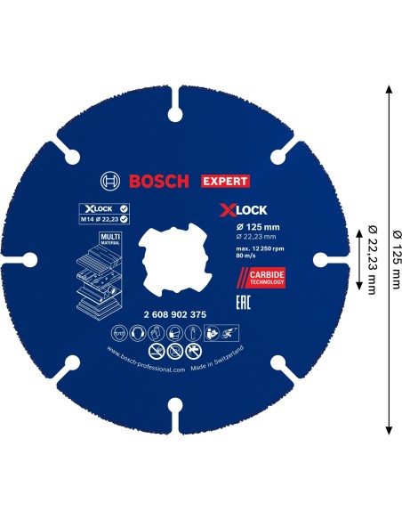 BOSCH 2608902309 Broca EXPERT HEX-9 Hard Ceramic (Ø8 x 90 mm)