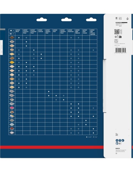 BOSCH 2608902127 Hoja de sierra circular EXPERT Laminated Panel cordless (165 x 1,8/1,2 x 20mm) T48