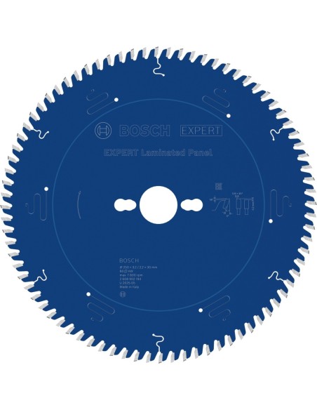 BOSCH 2608902194 Hoja de sierra circular EXPERT Laminated Panel (250 x 3,2/2,2 x 30mm) T80