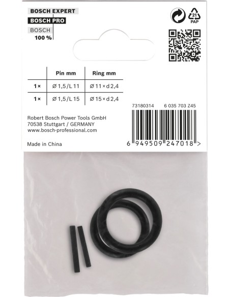 BOSCH 2608902402 Disco de lija para láminas EXPERT O780 (125mm) G150