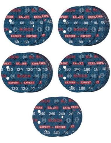 BOSCH 2608902429 Set de discos de lija para...