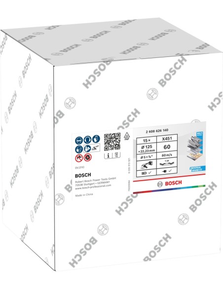 BOSCH 2608901689 Cabeza de desbaste de carbide EXPERT Multi Material fina, inclinada, X-LOCK (115 x 22,23mm)