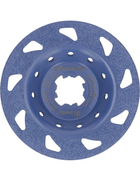 BOSCH 2608901686 Cabeza de desbaste de carbide EXPERT Multi Material fina, plana, X-LOCK (115 x 22,23mm)