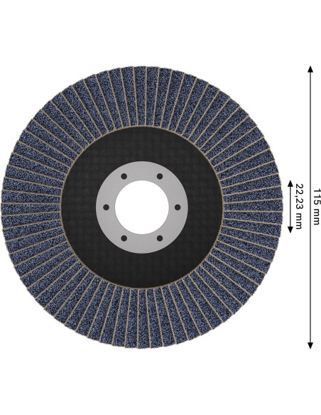 BOSCH 2608901684 Cabeza de desbaste de carbide EXPERT Multi Material gruesa, plana, X-LOCK (115 x 22,23mm)