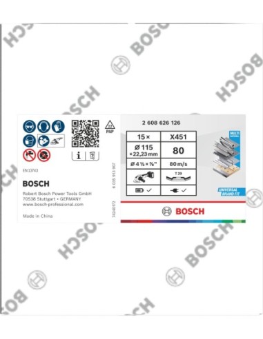 BOSCH 2608901685 Cabeza de desbaste de carbide...