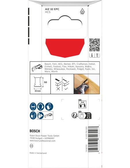 BOSCH 2608901750 Cabeza de desbaste de carbide EXPERT Multi Material media, inclinada (180 x 22,23mm)