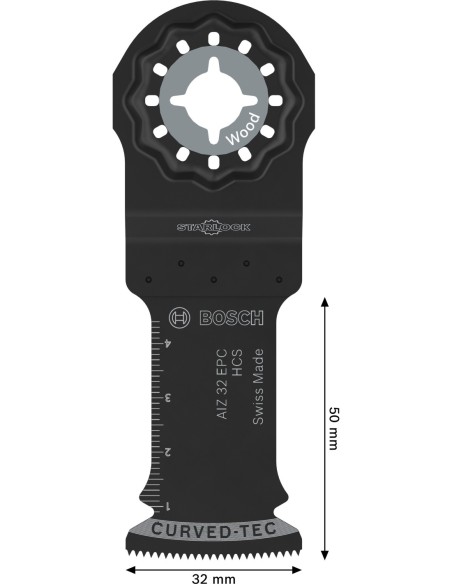 BOSCH 2608901750 Cabeza de desbaste de carbide EXPERT Multi Material media, inclinada (180 x 22,23mm)