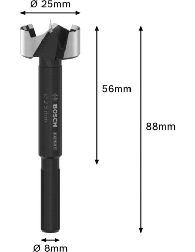 BOSCH 2608901837 Broca Forstner EXPERT Wood...