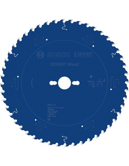 BOSCH 2608902181 Hoja de sierra circular EXPERT Wood (Ø300 x 3,2/2,2 x 30 mm) T48
