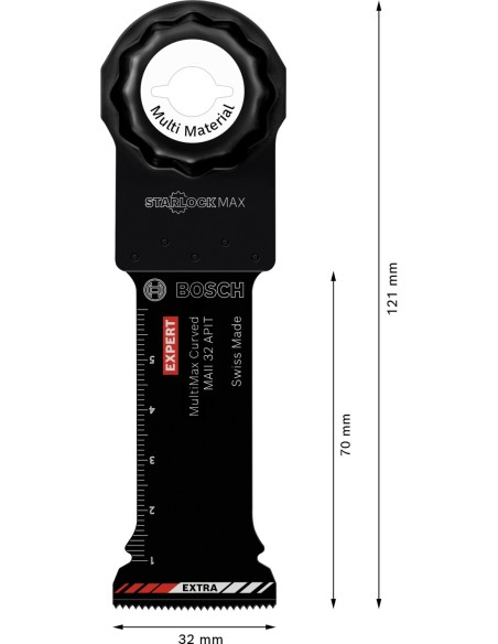 BOSCH 2608669276 Cuchilla para cortar Wood PAIZ 32 EPC, Starlock (32 x 60mm)