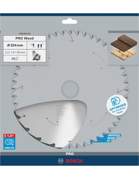 BOSCH 2608635900 Cuchilla para cepillo PRO (56 x 5,5 x 1,1mm)