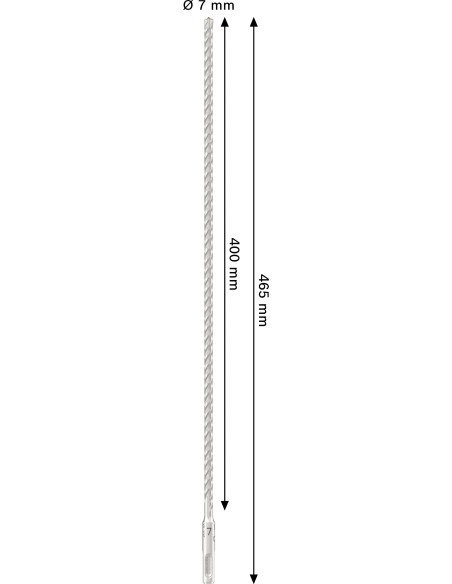 BOSCH 2608629676 Broca fresadora de recorte al ras PRO con cojinete superior (Ø12,7 x L9,5mm) vástago de 8mm