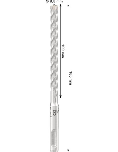 BOSCH 2608629677 Broca fresadora de recorte al...