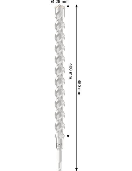 BOSCH 2608629684 Broca fresadora PRO para bocallaves (Ø13,5 x Ø8,6mm) vástago de 8mm